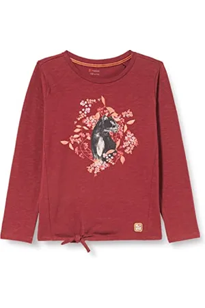 Noppies Kids Mädchen G Tee LS Barinas T-Shirt, Oxblood Red-P792, 92