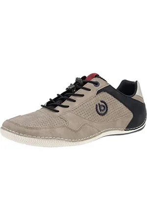 Bugatti Herren Casual Sneaker mit Flexibler Sohle, Schnürschuh mit Memory Foam, Elastische Schnürsenkel, , 40 EU