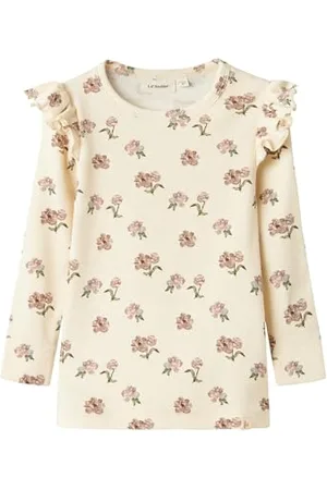 NAME IT Girl Oberteil mit Langen Ärmeln Slim Fit