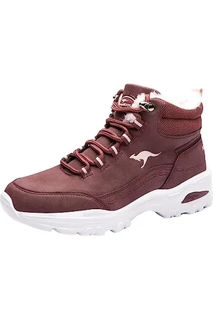 KangaROOS Unisex KW-Cozy Sneaker, Shiraz/Frost pink, 42 EU