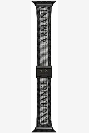 Armani Exchange Herrenband kompatibel mit Apple Watch® 42 mm 44 mm 45 mm Edelstahl , AXS8028