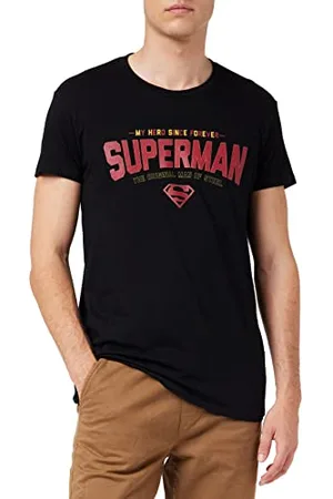 Superman Herren Mesupmsts100 T-Shirt, , M