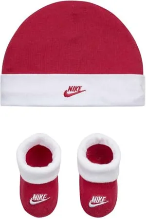 Nike Baby-Mädchen Socks, Fuxia-Bianco, 0-6 Monate