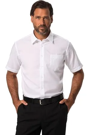 JP 1880 Herren Halbarm-Hemd, Business, Modern Fit, Bügelfrei, , 3XL EU