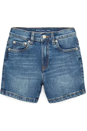 TOM TAILOR Mädchen Kinder Jeansshorts 1035192, Blau, 110