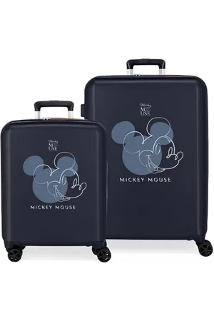 Disney Joumma Micky Outline Kofferset, , 55/70 cm, starr, 6,8 kg, TSA-Verschluss, ABS, 6,8 kg, 116 l, Handgepäck, , Talla única, Koffer-Set