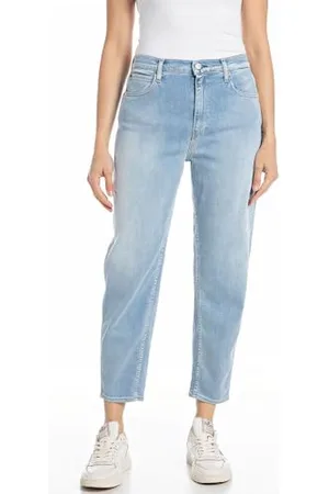 Replay Damen Jeans aus Comfort Denim, Blau , 32W / 30L