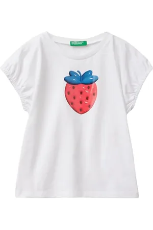 Benetton Mädchen 3i1xg10ef T-Shirt, , 116 cm