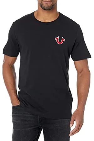 True Religion Herren Buddha-Logo, kurzärmelig T-Shirt, , L