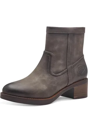 QS by s.Oliver Damen Stiefeletten mit Absatz Elegant Vegan, Braun , 40 EU