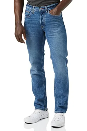 Tommy Hilfiger Herren Straight Denton Rgd Ind Jeans, , 33W / 34L