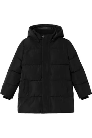 NAME IT Jungen NKMMEDOW03 Jacket SOLID FO NOOS Steppjacke, Black, 134