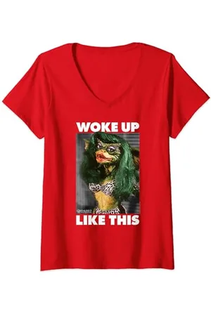 Gremlins Morning Monster T-Shirt mit V-Ausschnitt