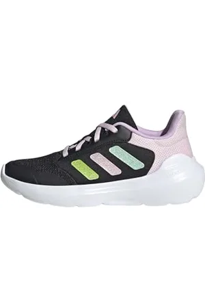 adidas TENSAUR Run 3.0 Shoes JUNIOR Sneaker, core Black/Clear Mint/Clear pink, 21 EU