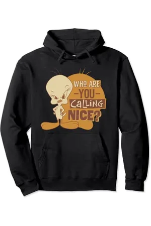 LOONEY TUNES Tweety Who You Calling Nice Pullover Hoodie