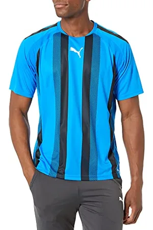 PUMA Uni-Erwachsene Mens Black/White, Small Us Teamliga Herren-T-Shirt, Jersey, Electric Blue Lemonade/Schwarz/Weiß, Größe S, S