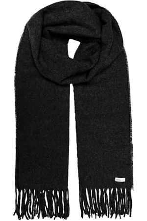 Only & Sons ONSEASTON Life Plain Knit Scarf Schal, Black, ONE Size