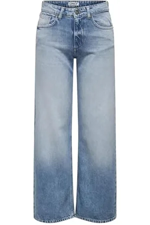 ONLY Female Jeans mit weitem Bein ONLHOPE Niedrige Taille Weiter Beinschnitt Jeans