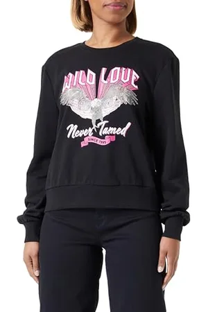 ONLY Damen Sweatshirt Onlnomi L/S Wild O-Neck Box Cc SWT, , L