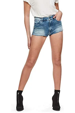G-Star RAW Damen Kafey Ultra High Hotpants Raw Edge