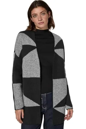 CECIL Damen B253893 TOS_Open AOP Cardigan, , XXL EU