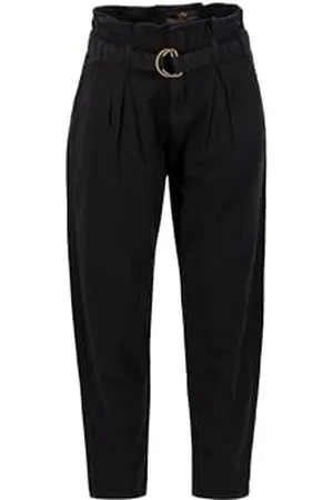 Alpha Industries Paperbag Pant wmn stylische Paperbag Hose für Damen Black