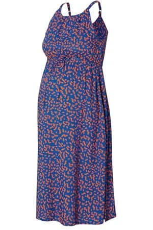 ESPRIT Damen Dress Woven Sleeveless Allover Print Kleid, Electric Blue-441, Medium
