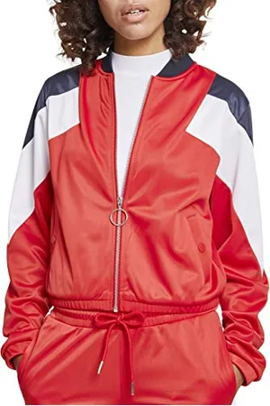 Urban classics Damen TB2361-Ladies 3-Tone Track Jacket Jacke, , X-Small