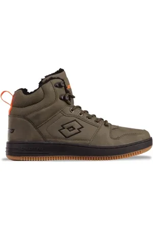 Lotto Unisex Sneaker, Olive/Black, 36 EU