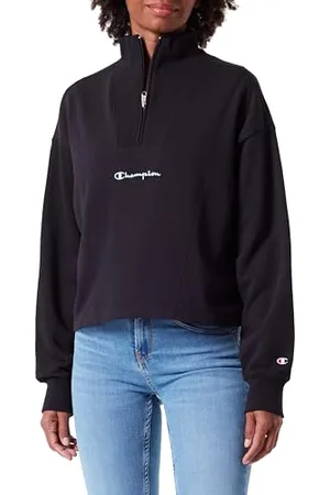 Champion Damen Legacy American Summer W-Spring Terry Half-Zip Sweatshirt, , M