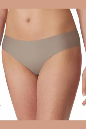 Schiesser Damen Invisible Panty - Cotton, Clay_161925, 36