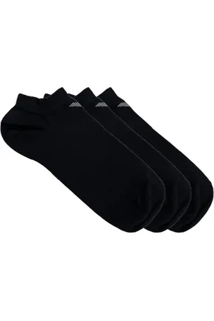 Emporio Armani Emporio Armani Herren of In-shoe With Jacquard Eagle 3 Pack In Shoe Socks, , L-XL EU