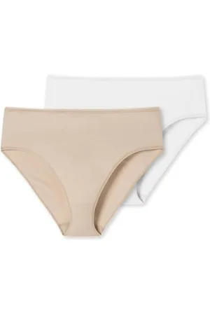 Schiesser Damen 2 Pack Tai Slip Bio Baumwolle-95/5 Organic Unterwäsche, , 36 (2er Pack)