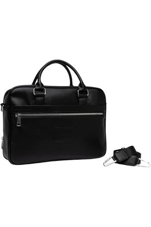 Replay Herren Laptoptasche aus Kunstleder, Schwarz (Black 0098), Onesize