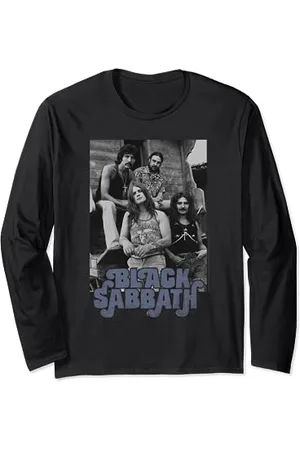 Black Sabbath Offizielles -Weiß-Band-Foto Langarmshirt