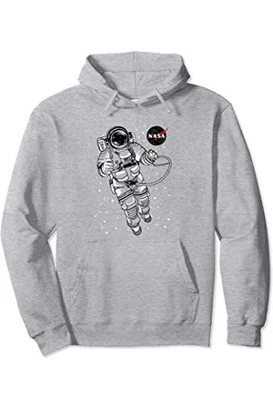Nasa Astronaut Float In Stars Space Logo Pullover Hoodie