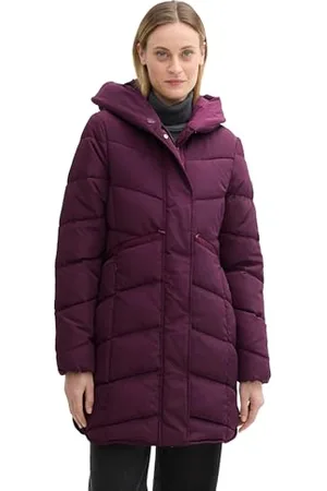 TOM TAILOR Damen Puffer Parka mit Kapuze, , L