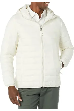 Amazon Herren Leichte, Wasserabweisende, verstaubare Kapuzenjacke, , XS