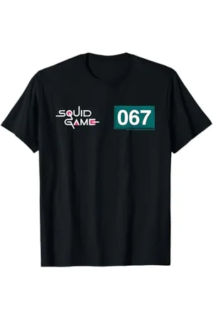 Squid Game 067 Spielernummer mit Logo T-Shirt