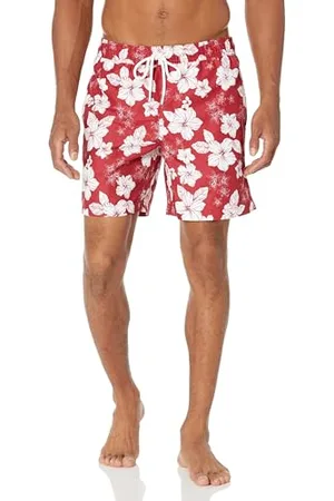 Amazon Herren Badehose, Schnell Trocknend, 18 cm - Auslauffarben, , S
