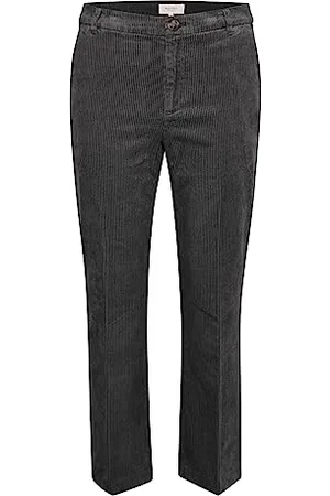 Part Two Damen Corduroy Pants abgeschnitten Länge Flared Legs Regular Fit Trousers, , 34
