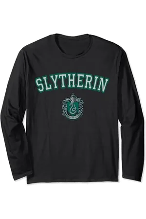 Harry Potter Varsity Slytherin Crest Langarmshirt