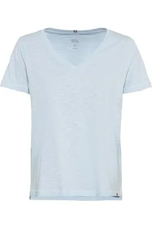 Camel Active Damen V-Neck T-Shirt aus Organic Cotton Womenswear-XL