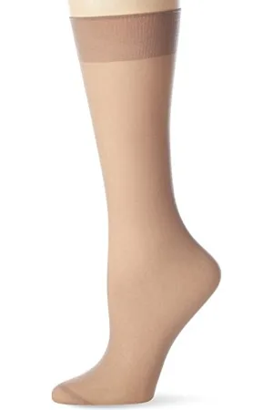 Nur Die Damen Matt Fein Kniestrümpfe 611625, 30 DEN, Gr. One size, Braun ( 39)