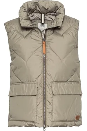 Camel Active Damen Kurze Steppweste aus recyceltem Polyester womenswear-34