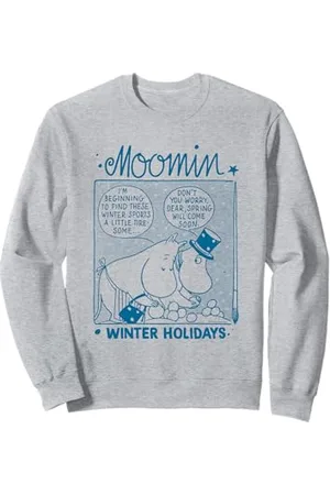 Moomin Mumin Winterurlaub Comic pappa & mamma Sweatshirt