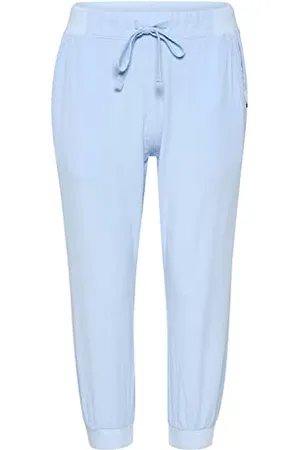 Kaffe Caprihose Naya Caprihose Damen Sommer Casual 3/4 Sommerhose High Waist Capri Hose Mit Kordelzug 34