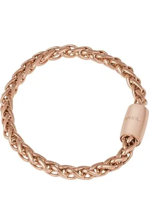 Breil Damenarmband Element Small Wave aus der Kollektion MAGNETICA SYSTEM TJ2932 - Damenschmuck, Armband ist veränderbar und mit anderen Stücken der Kollektion kombinierbar - Stahl/Roségold, 19 cm