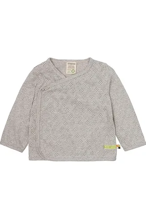 loud + proud Wickeljacke Jacquard Strick, GOTS-Zertifiziert