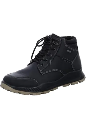 ARA Herren Enrico-GTX Schnürschuh Midcut, Black, 43 EU Weit